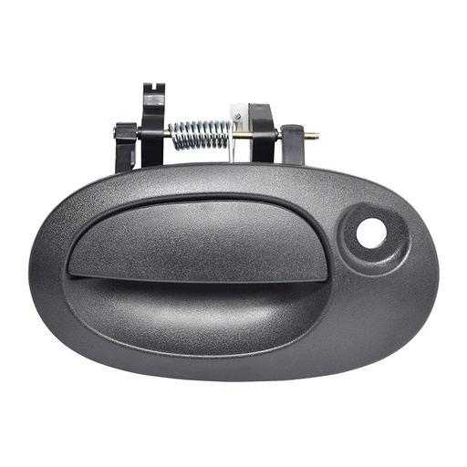 [012-2602-20] MANIJA EXTERIOR RN KANGOO 04-18  CON HOYO PARA LLAVE PUERTA SENCILLA 5TA PUERTA CORRUGADA NEGRO PLASTICO HUSHAN    