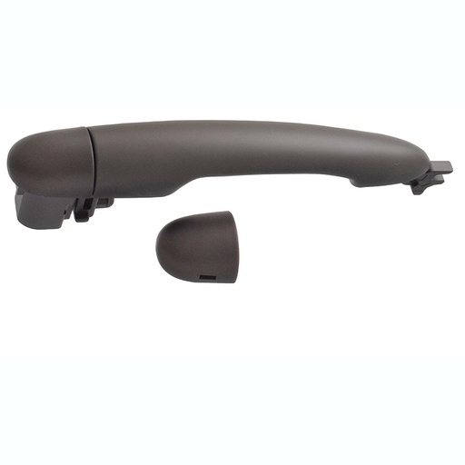 [012-2603-00] MANIJA EXTERIOR RN LAGUNA II 03-06  SIN HOYO PARA LLAVE LISA PARA PINTAR NEGRA PLASTICO HUSHAN Derecho/Izquierdo Delantera/Trasera  