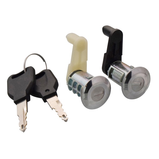[70327] CILINDRO PARA PUERTA RN SCENIC I 01-04/MEGANE I 01-03  JUEGO METAL CROMADO TIPO ORIGINAL    