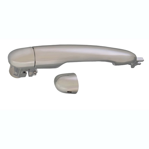 [012-2604-02] MANIJA EXTERIOR RN MEGANE II 04-10/SCENIC II 05-08  SIN HOYO PARA LLAVE CROMADA PLASTICO HUSHAN Derecho/Izquierdo Delantera/Trasera  