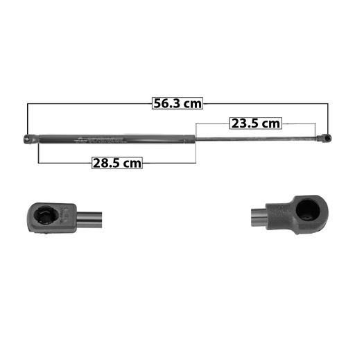 [004-2704-06] AMORTIGUADOR 5TA PUERTA ST IBIZA HATCHBACK 09-17  56.3 28.5 23.5 ENTRADA TIPO 9 ENTRADA 2 TIPO 1 260 58.45 26.51 320 71.94 32.63 MANIJAUTO SP-6734 Derecho/Izquierdo   