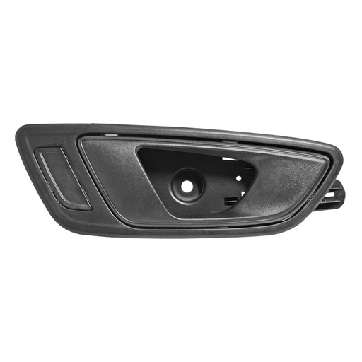 [012-2705-10] MANIJA INTERIOR ST LEON 14-18  CORRUGADA NEGRA PLASTICO HUSHAN Derecho Delantera  