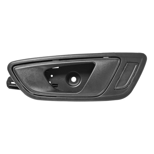 [012-2705-11] MANIJA INTERIOR ST LEON 14-18  CORRUGADA NEGRA PLASTICO HUSHAN Izquierdo Delantera  