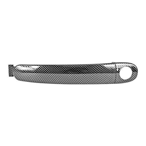 [012-2706-01] MANIJA EXTERIOR ST TOLEDO 13-18  VW JETTA BICENTENARIO 11-18/POLO 13-16/TIGUAN 09-17/VENTO 14-19/UP! 16-20  CON HOYO PARA LLAVE FIBRA DE CARBON NEGRA PLASTICO HUSHAN Derecho/Izquierdo Delantera  