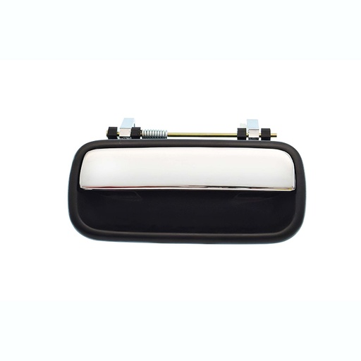 [012-3001-19] MANIJA EXTERIOR TY HILUX 89-97/4RUNNER 90-95  CORRUGADA NEGRA/CROMO PLASTICO HUSHAN Izquierdo Trasera  