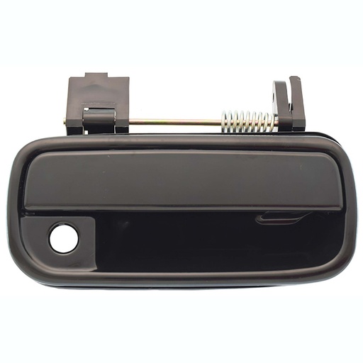 [012-3001-08] MANIJA EXTERIOR TY 4RUNNER 99-02  CON HOYO PARA LLAVE LISA NEGRA PLASTICO HUSHAN Derecho Delantera  
