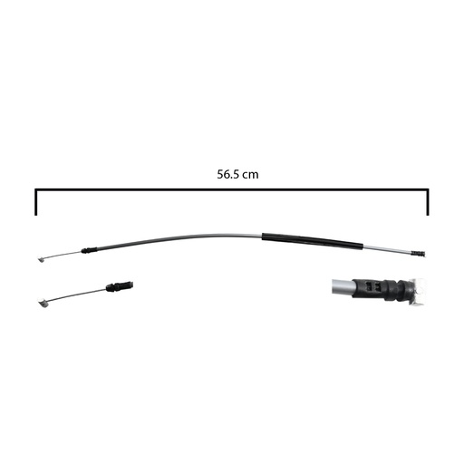 [106340] CHICOTE CERRADURA TY COROLLA 03-08  56.5 CM GENERICA Derecho/Izquierdo Delantera  