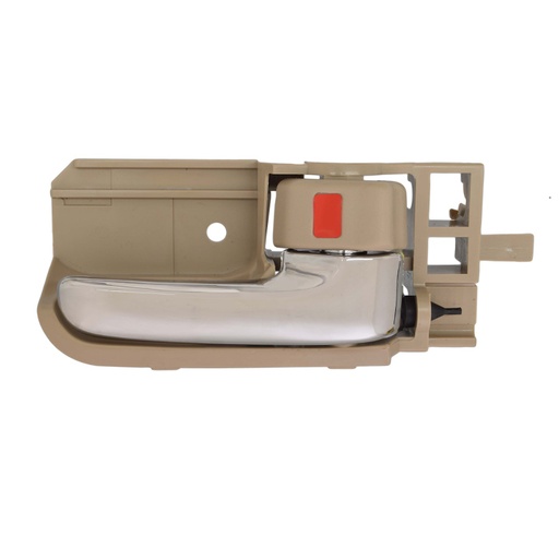 [012-3004-60] MANIJA INTERIOR TY COROLLA 03-08/HIACE 06-19/HILUX VIGO/TACOMA 05-15  BEIGE/CROMADA PLASTICO HUSHAN Derecho Delantera/Trasera  