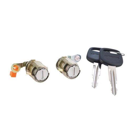 [224-3010-02] CILINDRO PARA PUERTA TY HILUX 98-04  JUEGO METAL CROMO TIPO ORIGINAL Derecho/Izquierdo   