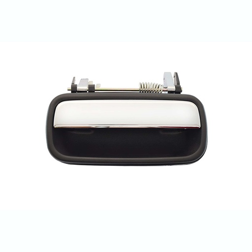 [012-3001-22] MANIJA EXTERIOR TY HILUX 98-04  CORRUGADA NEGRA/CROMO PLASTICO HUSHAN Derecho Trasera  