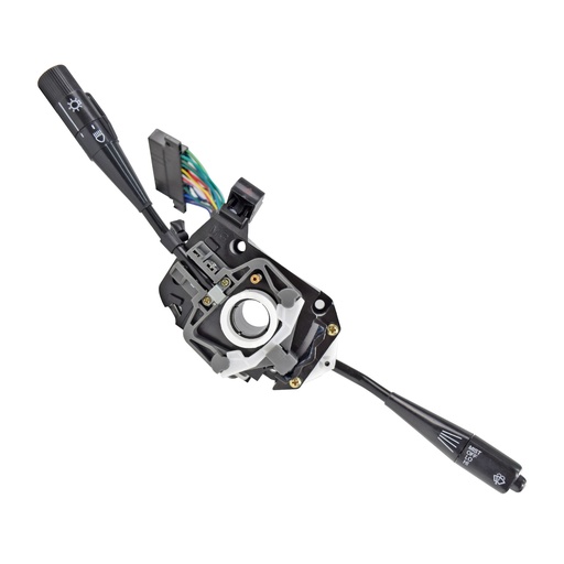 [222-3007-03] PALANCA DIRECCIONAL TY HILUX/PICK UP 84-88  INTERMITENTES/CONTROL LUCES/LIMPIABRISAS  CON ARNES NEGRA 12VCC MANIJAUTO    