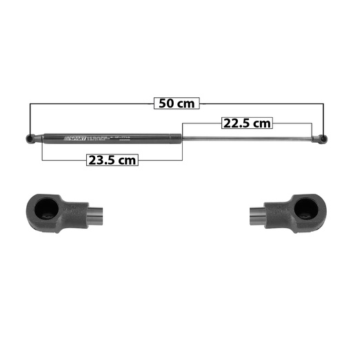 [51095] AMORTIGUADOR 5TA PUERTA TY PRIUS 10-15  50 23.5 22.5 ENTRADA TIPO 1 ENTRADA 2 TIPO 1 420 94.42 42.83 480 107.91 48.95 SPART 7710 Derecho/Izquierdo   