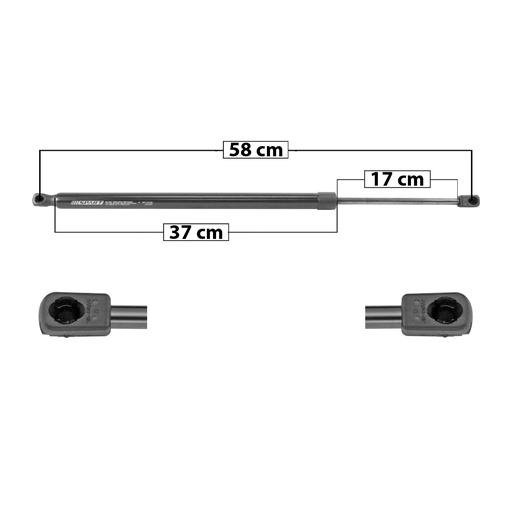 [004-3011-01] AMORTIGUADOR 5TA PUERTA TY RAV4 19-22  MANUAL 58 37 17 ENTRADA TIPO 9 ENTRADA 2 TIPO 9 605 136.01 61.69 665 149.48 67.8 SPART Derecho/Izquierdo   
