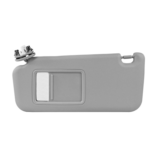 [001-3011-09] VISERA TY RAV4 06-12  1 PIEZA CON ESPEJO CON LUZ GRIS PLASTICO TIPO ORIGINAL Izquierdo Delantera  