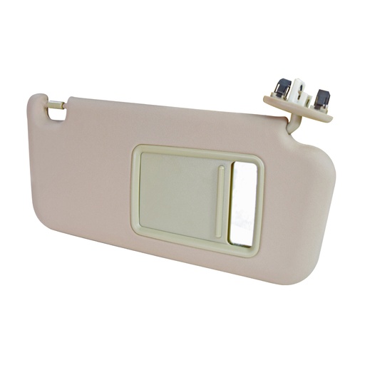 [107674] VISERA TY RAV4 06-12  1 PIEZA CON ESPEJO CON LUZ BEIGE PLASTICO TIPO ORIGINAL Derecho Delantera  