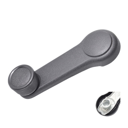 [012-0901-28] MANIJA DE ELEVAR DG ATOS 00-12/VERNA 04-06/ATTITUDE 06-14/H100 92-10/H100 VAN 11-18  HY ACCENT 95-06/ELANTRA 96-00/I10 12-14/GRAND I10 5P HATCHBACK 15-18  KI SPECTRA 05-09  BASE DE ZINC PERILLA NEGRA ZINC CON PLASTICO NEGRO REMACHE DE METAL HUSHAN    