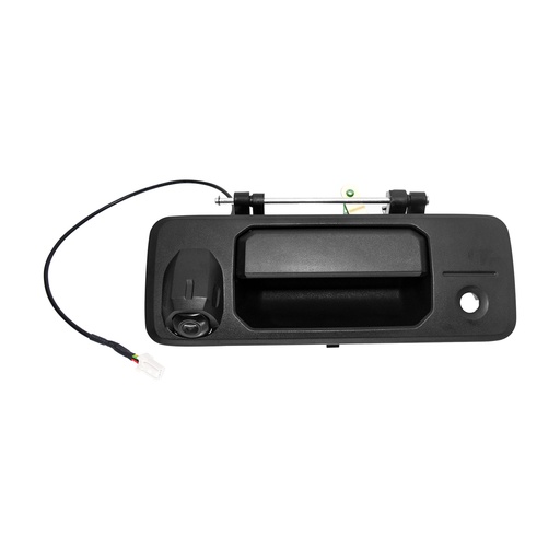 [012-3015-36] MANIJA DE TAPA TY TACOMA 16-20/TUNDRA 14-20  CON HOYO PARA LLAVE CON CAMARA INTEGRADA C/CABLEADO P/ADAPTAR 8MTS CORRUGADA NEGRA PLASTICO HUSHAN    