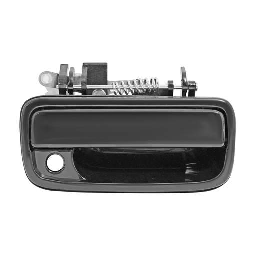 [012-3015-42] MANIJA EXTERIOR TY TACOMA 95-04  CON HOYO PARA LLAVE LISA NEGRA METAL HUSHAN Derecho Delantera  