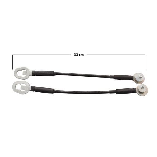 [001-3017-00] CABLES DE TAPA TY TUNDRA 00-04  JUEGO 33CM HUSHAN    
