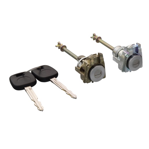 [70333] CILINDRO PARA PUERTA TY YARIS 06-11  JUEGO METAL CROMADO TIPO ORIGINAL    