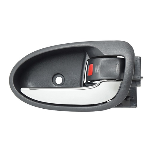 [012-3018-26] MANIJA INTERIOR TY YARIS 5P HATCHBACK 06-11  NEGRA/CROMO PLASTICO HUSHAN Derecho Delantera/Trasera  