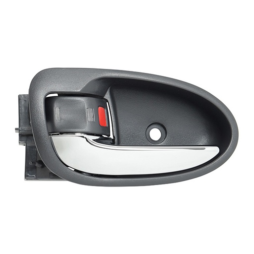 [012-3018-27] MANIJA INTERIOR TY YARIS 5P HATCHBACK 06-11  NEGRA/CROMO PLASTICO HUSHAN Izquierdo Delantera/Trasera  