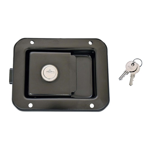 [012-9944-01] MANIJA EXTERIOR UN CAMION CHAPA HUNDIDA  NEGRA ZINC HUSHAN Derecho/Izquierdo   