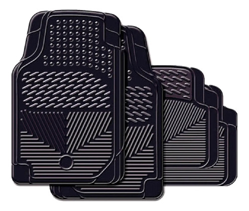[92519] TAPETE  DIAMANTE AUTOS 4 PIEZAS NEGRO 315 MERCURIO