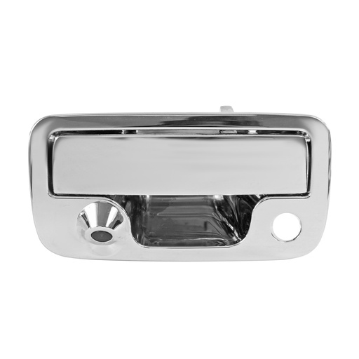 [107183] MANIJA DE TAPA VW AMAROK 11-19  CON HOYO PARA LLAVE CON CAMARA INTEGRADA C/CABLEADO P/ADAPTAR 8MTS CROMADA ZINC CON PLASTICO HUSHAN    
