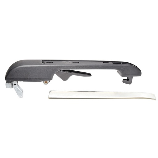[105064] MANIJA EXTERIOR VW GOLF/JETTA A2 87-92/ATLANTIC 81-87/CARIBE 77-87  PATA RECTA NEGRA/CROMO PLASTICO Derecho Trasera  