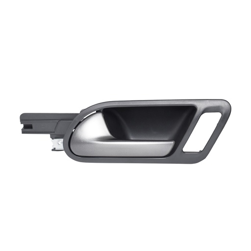 [012-3111-23] MANIJA INTERIOR VW GOLF 07-09/BORA 05-10  CON HOYO SIN CONTROL NEGRO/PLATA PLASTICO HUSHAN Izquierdo Delantera  