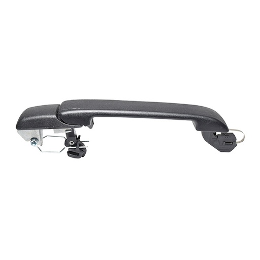 [012-3111-37] MANIJA EXTERIOR VW GOLF 93-99/JETTA A3 93-98/POINTER 4P 97-99/CABRIO 93-02  PATA CORTA CORRUGADA NEGRA PLASTICO Derecho/Izquierdo Delantera/Trasera  