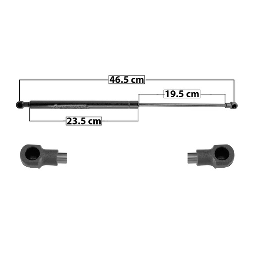 [004-3113-01] AMORTIGUADOR 5TA PUERTA VW CROSSFOX 05-11/LUPO 05-09  46.5 23.5 19.5 ENTRADA TIPO 1 ENTRADA 2 TIPO 1 320 71.94 32.63 380 85.43 38.75 MANIJAUTO SP-7967 Derecho/Izquierdo   