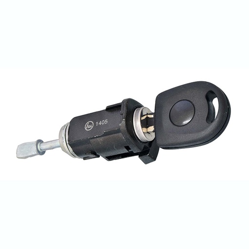 [224-3112-00] CILINDRO PARA PUERTA VW GOLF 00-06/JETTA A4 99-07/POLO 03-07/CROSSFOX 07-17/LUPO 04-09/JETTA CLASICO 08-15  PIVOTE 4CM 1 PIEZA METAL Derecho Delantera  