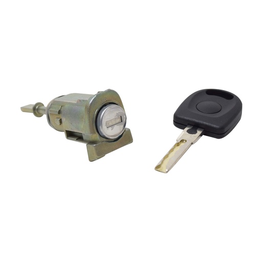 [224-3112-01] CILINDRO PARA PUERTA VW GOLF 00-06/JETTA A4 99-07/POLO 03-07/CROSSFOX 07-17/LUPO 04-09/JETTA CLASICO 08-15  PIVOTE 4CM 1 PIEZA METAL Izquierdo Delantera  