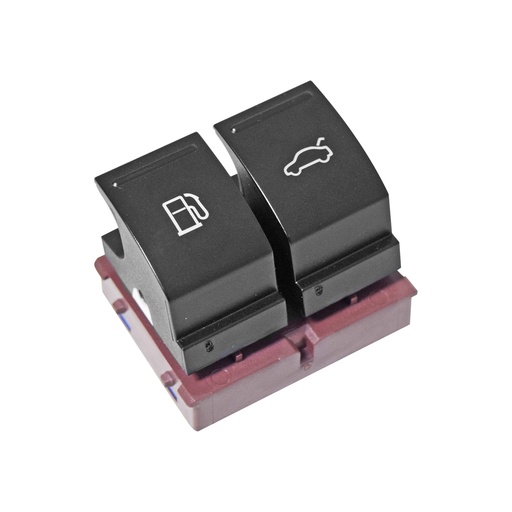 [70871] CONTROL ELECTRICO VW PASSAT 06-10/CC 09-12/EOS 07-12  DE ELEVADOR 4 PINS 2 TECLAS NEGRO PARA CAJUELA/TAPA GASOLINA 12VCC MANIJAUTO    