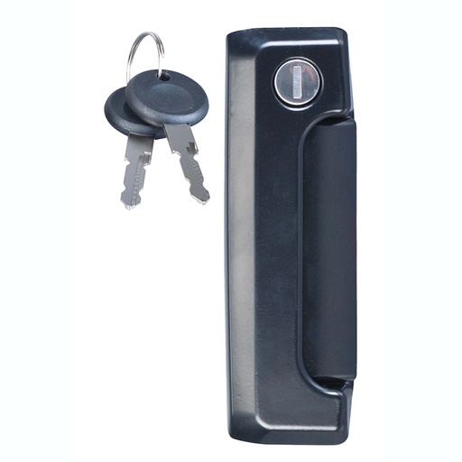 [012-3109-08] MANIJA EXTERIOR VW EUROVAN 01-04  LISA NEGRA ZINC HUSHAN Derecho  Puerta corrediza 