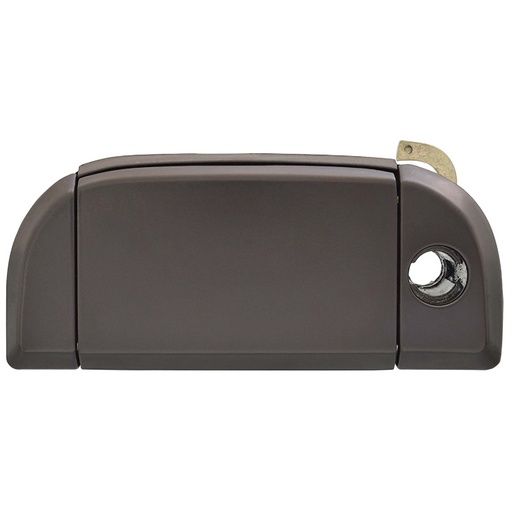 [012-3109-07] MANIJA EXTERIOR VW EUROVAN 01-04  CON HOYO PARA LLAVE LISA NEGRA ZINC HUSHAN Izquierdo Delantera  