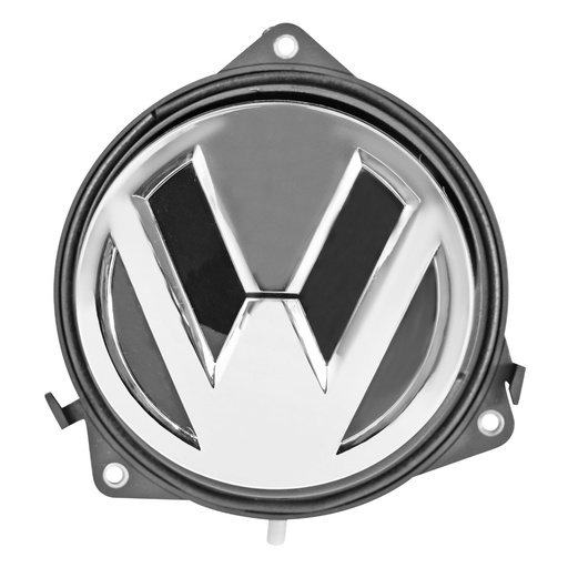[107150] CHAPA DE CAJUELA VW GOLF 15-20  ELECTRICA PLASTICO 12VCC 2 PINS CON EMBLEMA GENERICO GIRATORIA    
