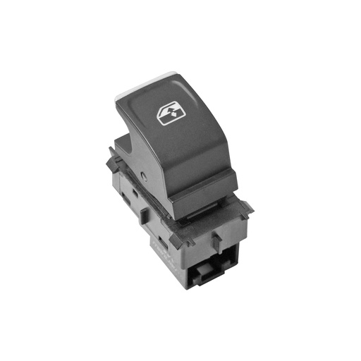 [222-3111-10] CONTROL ELECTRICO VW TIGUAN 18-20/PASSAT 12-16/GOLF 12-17  DE ELEVADOR 4 PINS 1 TECLA NEGRO COMPATIBLE CON 3PINS 12VCC MANIJAUTO Derecho Delantera  