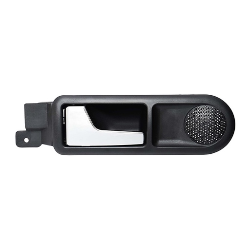 [012-3111-13] MANIJA INTERIOR VW GOLF 00-06/JETTA A4 99-07/CLASICO 08-15  CROMADA/NEGRA PARA BOCINA PARA VIDRIO MANUAL SIN SWITCH HUSHAN Izquierdo Trasera  