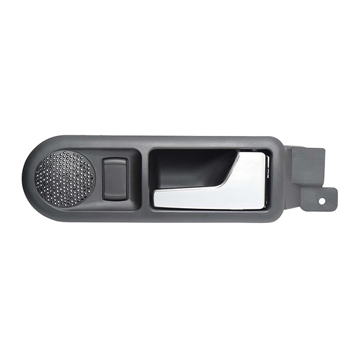 [012-3111-16] MANIJA INTERIOR VW GOLF 00-06/JETTA A4 99-07/PASSAT 01-05/JETTA CLASICO 08-15  CON HOYO PARA CRISTAL Y BOCINA NEGRA/CROMO PLASTICO VIDRIO ELECTRICO HUSHAN Derecho Trasera  