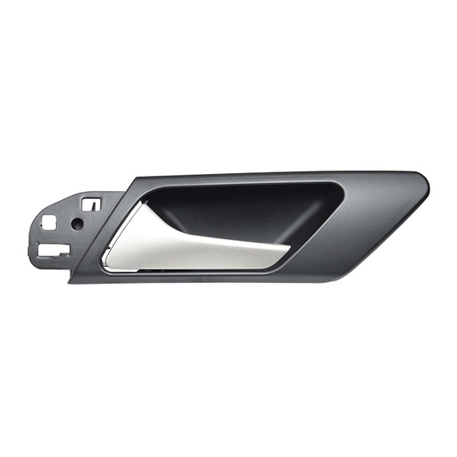 [012-3111-27] MANIJA INTERIOR VW GOLF 10-14  SIN HOYO PARA SEGURO NEGRO/PLATA PLASTICO HUSHAN Izquierdo Trasera  