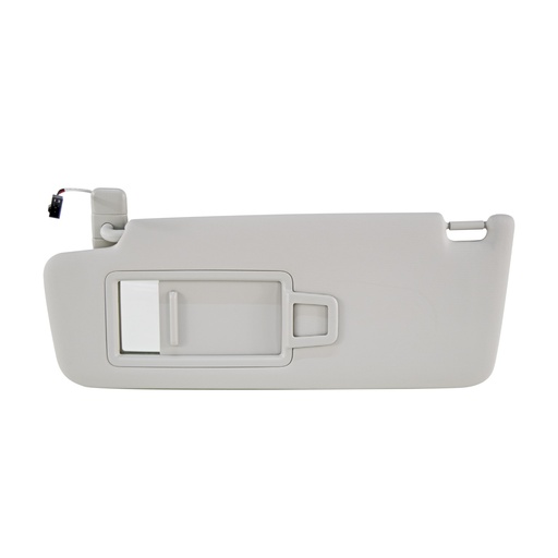 [108065] VISERA VW PASSAT 16-19/T-CROSS 20-23/JETTA 19-22/GOLF SPORTWAGEN/GTI 14-20  CON GANCHO 1 PIEZA CON ESPEJO GRIS CLARO 2 PINS PLASTICO TIPO ORIGINAL Izquierdo Delantera  