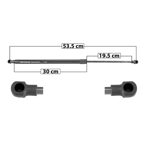 [004-3111-08] AMORTIGUADOR 5TA PUERTA VW GOLF 4P/GTI/R 15-20/SPORTWAGEN/VARIANT 15-19  53.5 30 19.5 ENTRADA TIPO 1 ENTRADA 2 TIPO 1 490 110.15 49.96 550 123.65 56.09 SPART 7044 Derecho/Izquierdo   