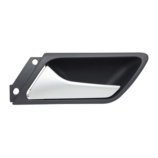 [012-3112-33] MANIJA INTERIOR VW JETTA BICENTENARIO 11-18  NEGRO/PLATA PLASTICO HUSHAN Izquierdo Trasera  