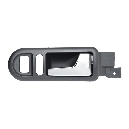 [012-3114-00] MANIJA INTERIOR VW PASSAT 01-05  CON HOYO PARA SEGURO Y CRISTAL NEGRA/CROMO PLASTICO HUSHAN Derecho Delantera  