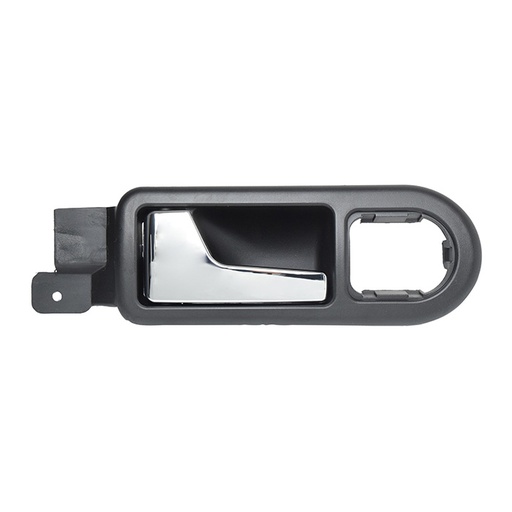 [012-3114-01] MANIJA INTERIOR VW PASSAT 01-05  CON HOYO PARA CONTROL ESPEJO NEGRA/CROMO PLASTICO HUSHAN Izquierdo Delantera  