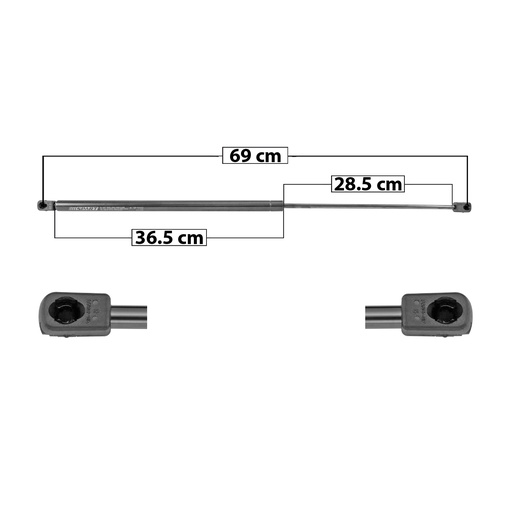[004-3114-05] AMORTIGUADOR COFRE VW PASSAT CC 09-14  69 36.5 28.5 ENTRADA TIPO 9 ENTRADA 2 TIPO 9 410 92.17 41.81 350 78.68 35.69 SPART 5422 Derecho/Izquierdo   