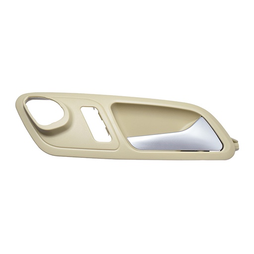[012-3114-16] MANIJA INTERIOR VW PASSAT CC 09-16  CON HOYO BEIGE/PLATA PLASTICO HUSHAN Derecho Delantera  